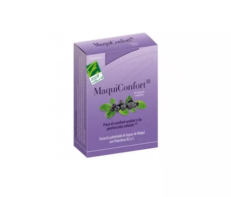 100% Natural MaquiConfort 30 cápsulas vegetalesen oferta