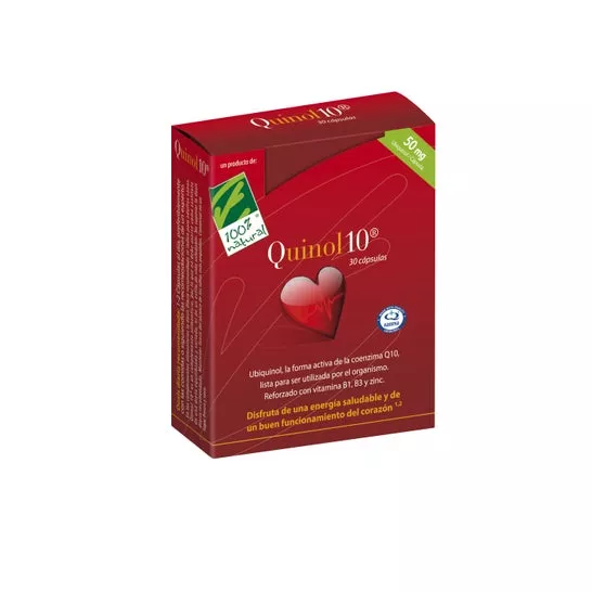 100% Natural Quinol 10 30 cápsulasen oferta