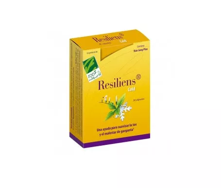 100% Natural Resiliens Cold 30 cápsulasen oferta