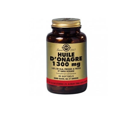 Aceite de onagra Solgar 1300mg 60 cápsulasen oferta