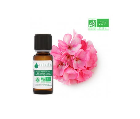 Aceite esencial de geranio rosado ecológico Voshuiles 10mlen oferta