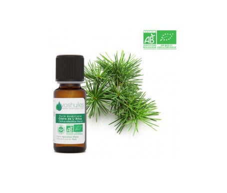Aceite esencial orgánico de cedro del Atlas Voshuiles 20mlen oferta