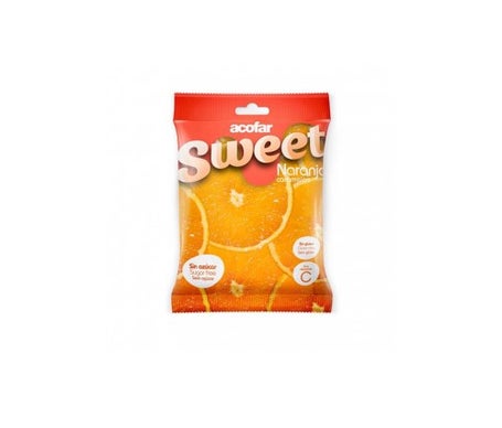 Acofarsweet caramelos azúcar sabor naranja 60gen oferta