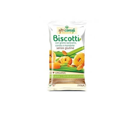 Altricereali Biscotti Trigo Sarraceno Almendra y Zanahoria Bio 250gen oferta