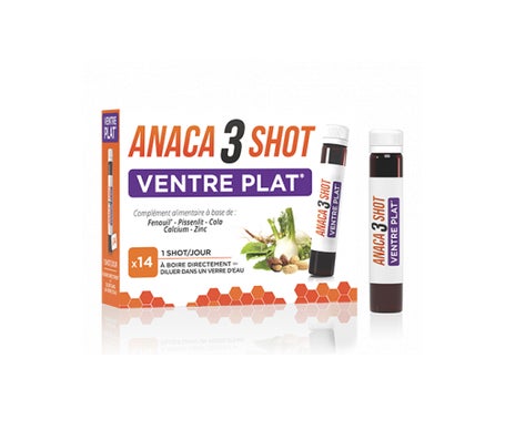 Anaca 3 Shot Flat Stomach 14Unts 350mlen oferta