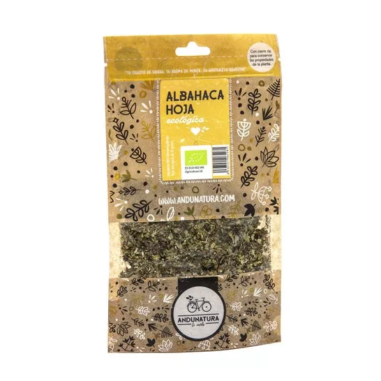 Andunatura Albahaca Hoja bolsa kraft ECO 20gen oferta