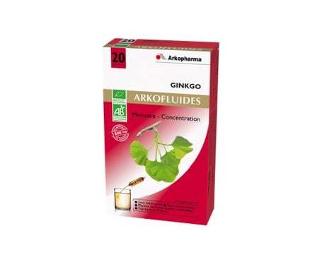 Arkopharma Arkofluides Bio Ginkgo 20 ampollasen oferta