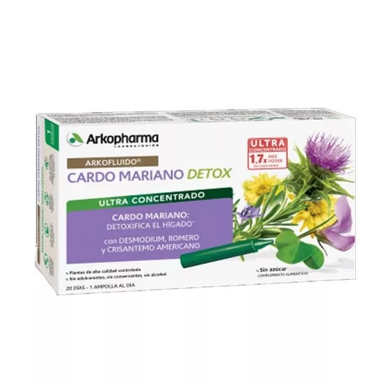 Arkopharma Cardo Mariano 20 ampollasen oferta