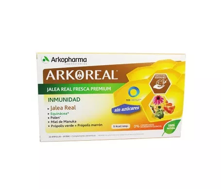 Arkoreal Jalea Real Fresca Premium Sin Azúcares 20 Ampollasen oferta