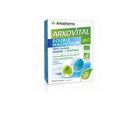 Arkovital Double Magnsium Organic Caja de 30 comprimidosen oferta