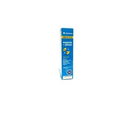 Arkovital magnesio+potasio 18compen oferta