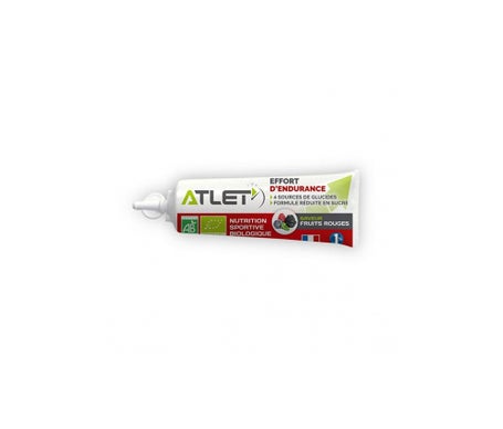 Atlet Energy Gel Frutas Rojas Orgánicas 25gen oferta
