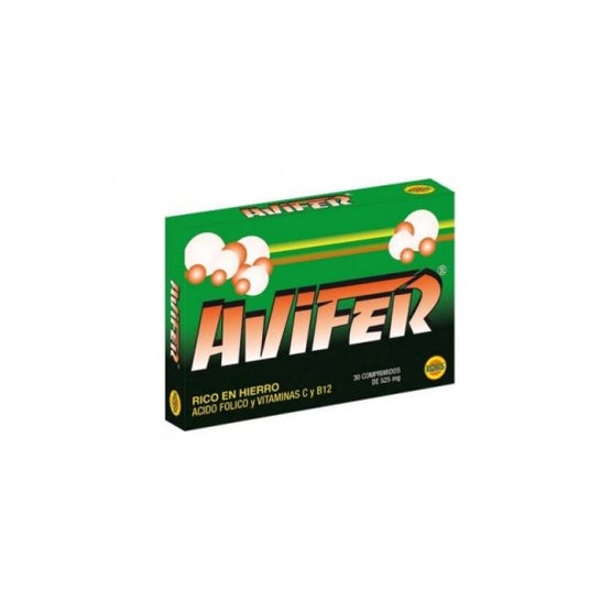 Avifer Rico En Hierro 30comp 525mgen oferta