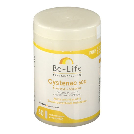 Belife Cysténac 600 : Aminoácido sulfuroso 60 cápsulasen oferta