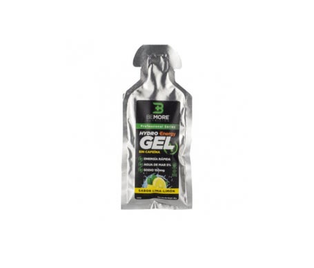 Bemore HydroGel Energético +Energy sin Cafeína Sabor Lima-Limón 40gen oferta