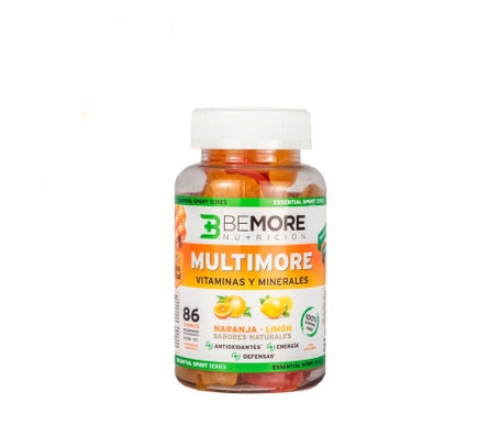 Bemore Multivitamínico Naranja - Limón con Jalea Real Sin Azúcar 86 Gummiesen oferta