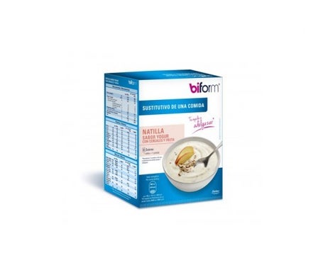 Biform natillas yogur de cereales y fruta 6 sobresx50gen oferta