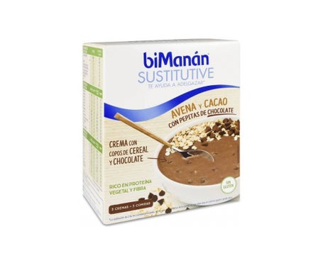 Bimanan Sustitutive Avena Y Cacao Con Pepitas Choco 55 G 5 Sobresen oferta