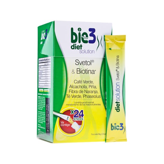 Bio3 Diet Solution Svetol y Biotina 24 sticks x 4gren oferta