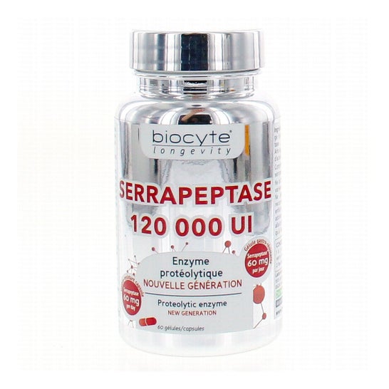 Biocyte Serrapeptase 60 cápsulasen oferta
