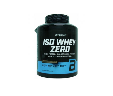 Biotech Usa Iso Whey Zero Vainilla Rollo Canela 2