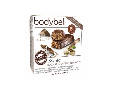 Bodybell Barritas Crunch Pistacho 5ben oferta