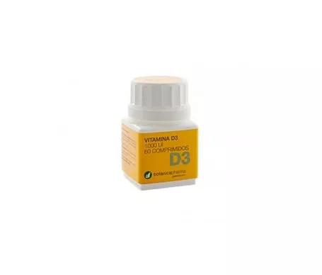 Botanica Pharma Vitamina D3 1000ui 500mg 60compen oferta