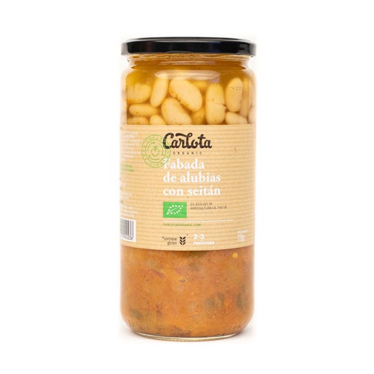 Carlota Organic Fabada de Alubias con Seitan 750gen oferta