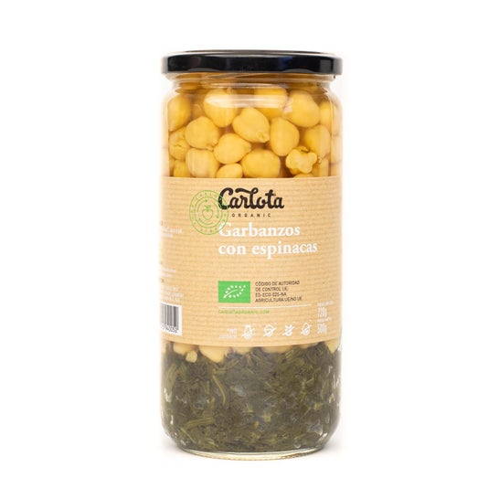 Carlota Organic Garbanzos con Espinacas 720gen oferta