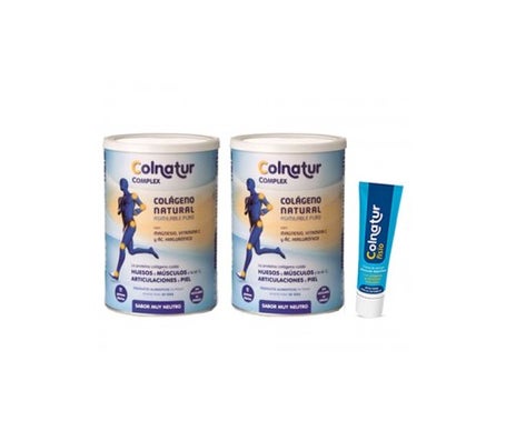 Colnatur® Pack Complex sabor neutro 2x330g + Fisio crema de masaje deportivo 60mlen oferta