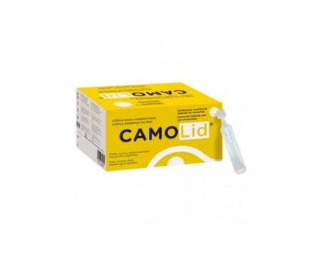 Compresas de ojos Camolid y caja de hidrolato de manzanilla de 6en oferta