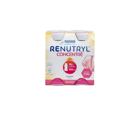 Concentrado de fresa Renutryl 200mlx4en oferta