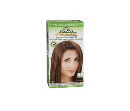 Corpore Sano Tinte Permanente Nº 5 Castaño Claro 140mlen oferta