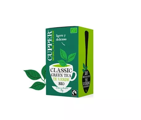 Cupper Te Verde Infusion Bio C.Justo 20udsen oferta
