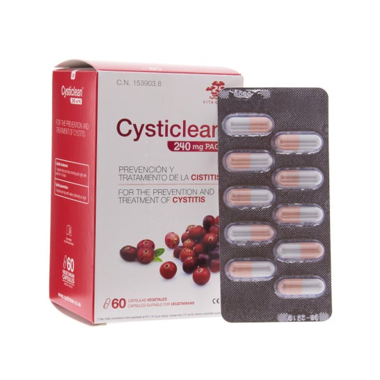 Cysticlean 240mg 60cápsen oferta