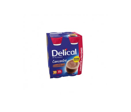 Delical Boisson HP HC Concentré Chocolate 4x200mlen oferta