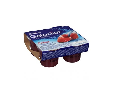 Delical Gelodiet Eau gel Frai 4X120en oferta