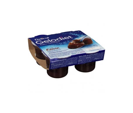 Delical Gelodiet Gel de agua Rais 4X120en oferta