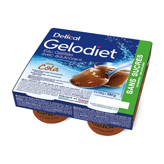 Delical Gelodiet Water S/S Cola 4X120en oferta