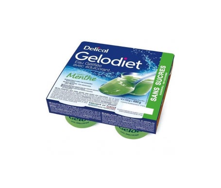Delical Gelodiet Water S/S Ment 4X120en oferta