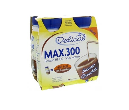 Delical Max300 S/Lact Choco 300mlx4en oferta