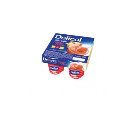 Delical Nutra Pote Pom/Fra 200g X4en oferta