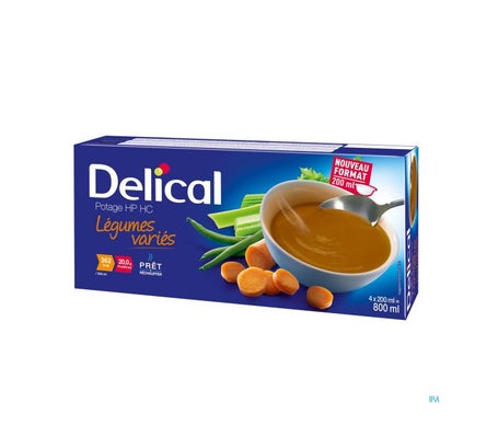 Delical Potage HP HC Légumes Variés 4x300mlen oferta