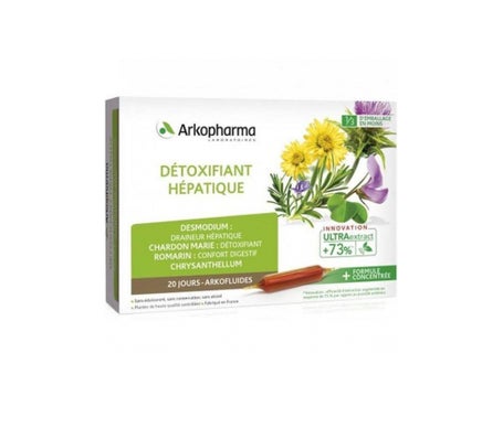 Desintoxicante de Arkofluid Hepatiq 20X10Mlen oferta