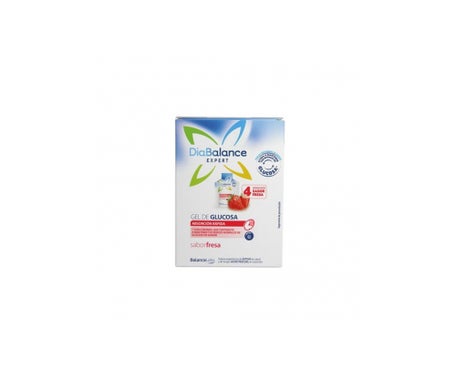 DiaBalance Expert gel glucosa absorción rápida fresa 4 sobresen oferta