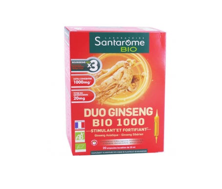 Dúo Santarome Ginseng1000Amp10ml20en oferta