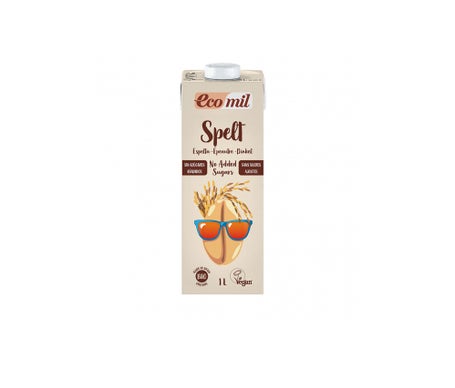 Ecomil Spelt No Added Sugars Bio 1000mlen oferta