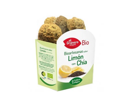 El Granero Galletas Limon Chia Bioartesana 250gren oferta