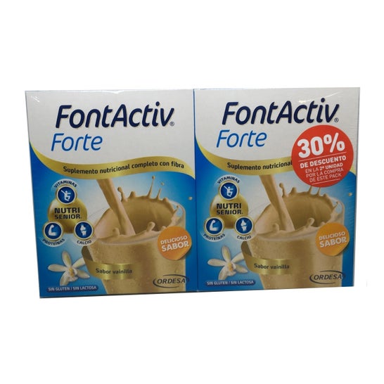 FontActiv Duplo Forte Sabor Vainilla 2x14 sobresen oferta