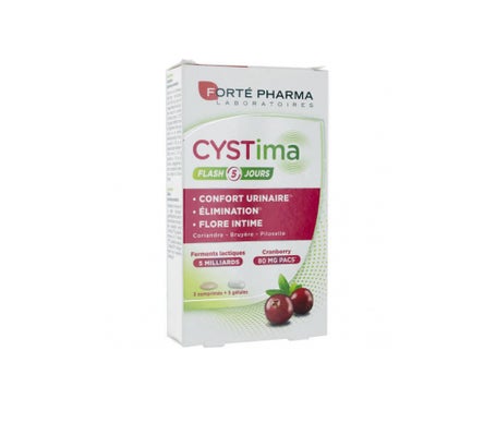 Forte Pharma Cystima Flash Cpr 3 + Gelul 5en oferta